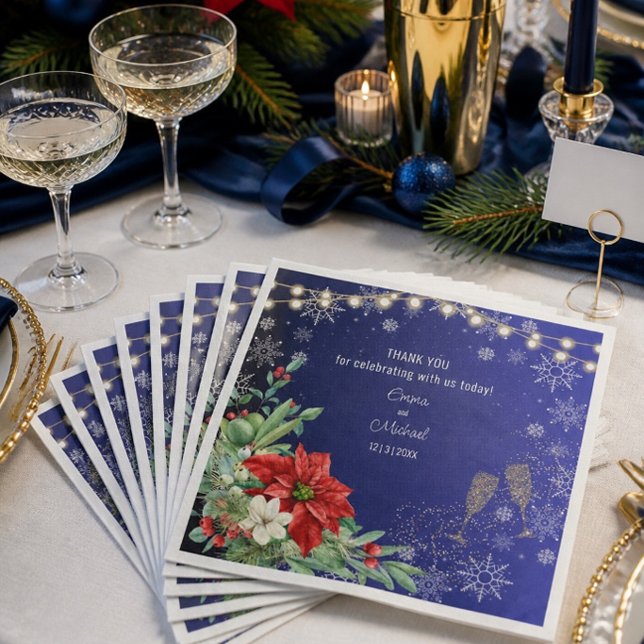 Weihnachtsfeiertag Hochzeitsbuch Napkin Serviette (Von Creator hochgeladen)