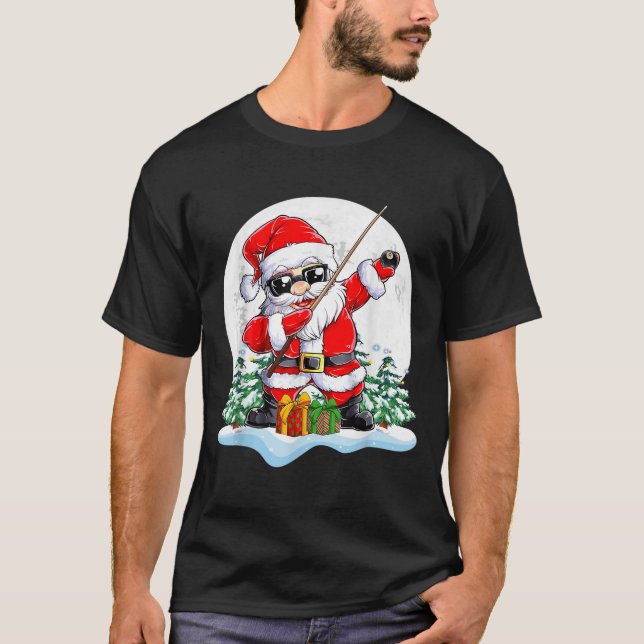 Weihnachtsfeiertag im Dabbing Weihnachten T-Shirt (Vorderseite)