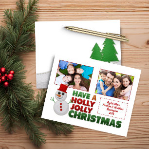 Weihnachtsfeiertag im Haushalt Snowman Holiday Fot