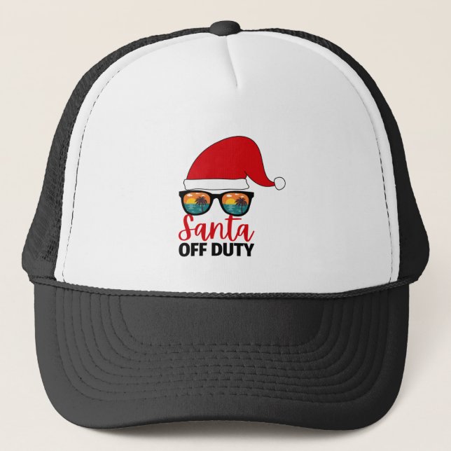 Weihnachtsfeiertag im Juli Truckerkappe (Vorderseite)