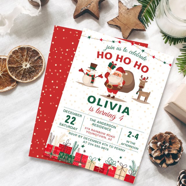 Weihnachtsfeiertag im Party Einladung (Von Creator hochgeladen)