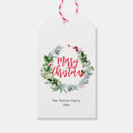 Weihnachtsfeiertag im Winter Geschenkanhänger