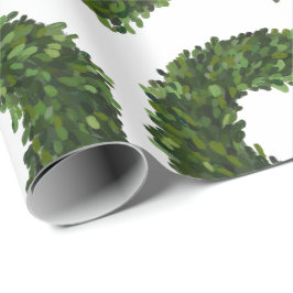 Weihnachtsfeiertag in Boxwood Geschenkpapier