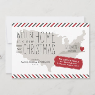 Weihnachtsfeiertag in Virginia Feiertagskarte