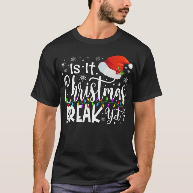 Weihnachtsfeiertag ist Weihnachtsferien, aber Lehr T-Shirt (Vorderseite)