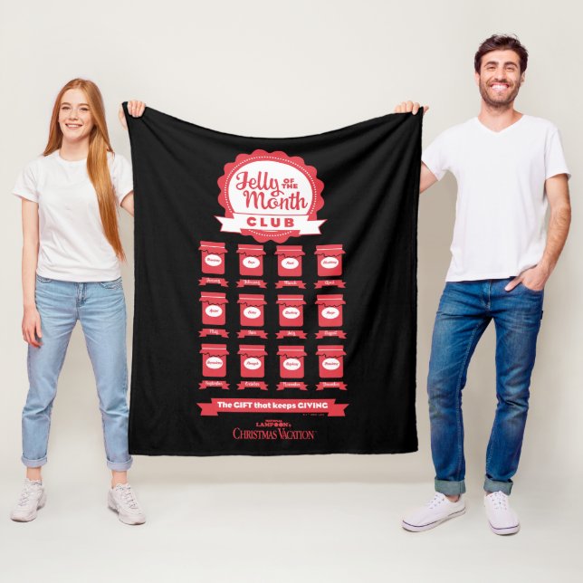 Weihnachtsfeiertag | Jelly of the Month Club Fleecedecke (Beispiel)