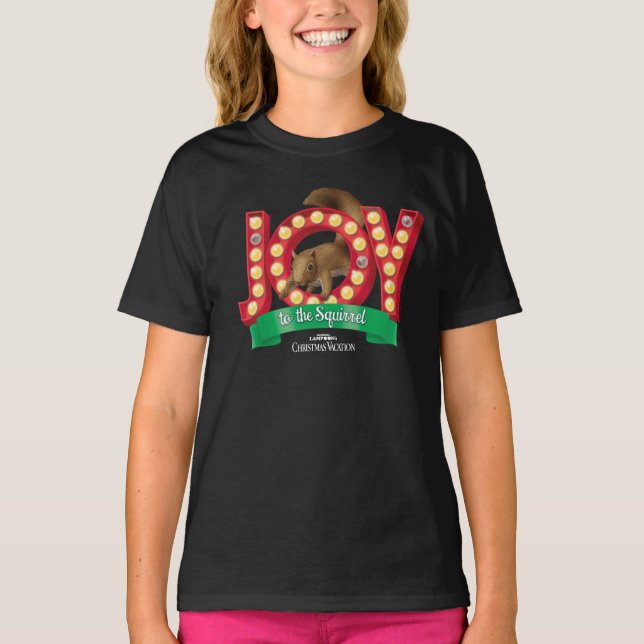Weihnachtsfeiertag | Joy to the Eichhörnchen T-Shirt (Vorderseite)
