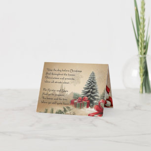 Weihnachtsfeiertag Karte