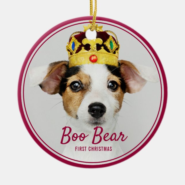 Weihnachtsfeiertag Keramik Ornament (Vorne)