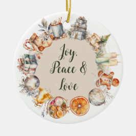 Weihnachtsfeiertag Keramik Ornament