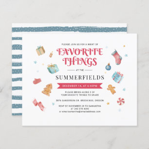 Weihnachtsfeiertag Lieblingsessen einladen