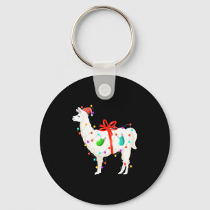 Weihnachtsfeiertag Llama Schlüsselanhänger