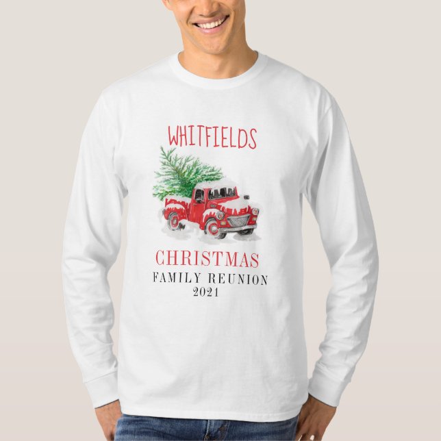 Weihnachtsfeiertag Matching Family Wiedersehen Cus T-Shirt (Vorderseite)