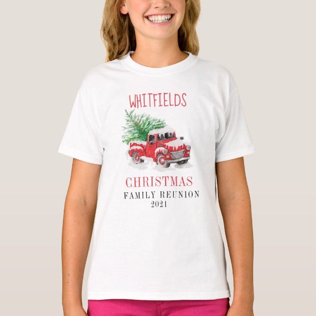 Weihnachtsfeiertag Matching Family Wiedersehen Cus T-Shirt (Vorderseite)