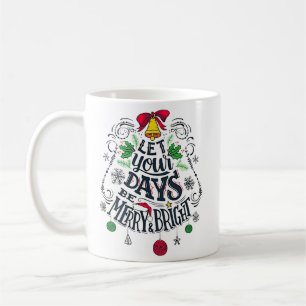 Weihnachtsfeiertag Merry & Bright Weihnachten Kaffeetasse