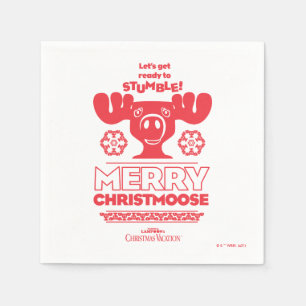 Weihnachtsfeiertag Merry Christmoose Serviette
