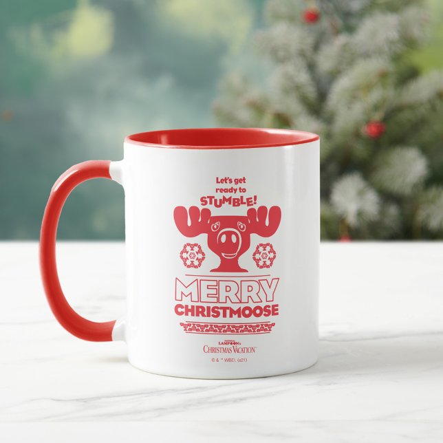 Weihnachtsfeiertag | Merry Christmoose Tasse (Von Creator hochgeladen)