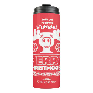 Weihnachtsfeiertag Merry Christmoose Thermosbecher