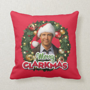 Weihnachtsfeiertag Merry Clarkmas Kissen