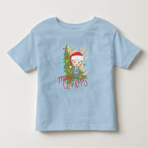 Weihnachtsfeiertag Merry Clarkmas Kleinkind T-shirt