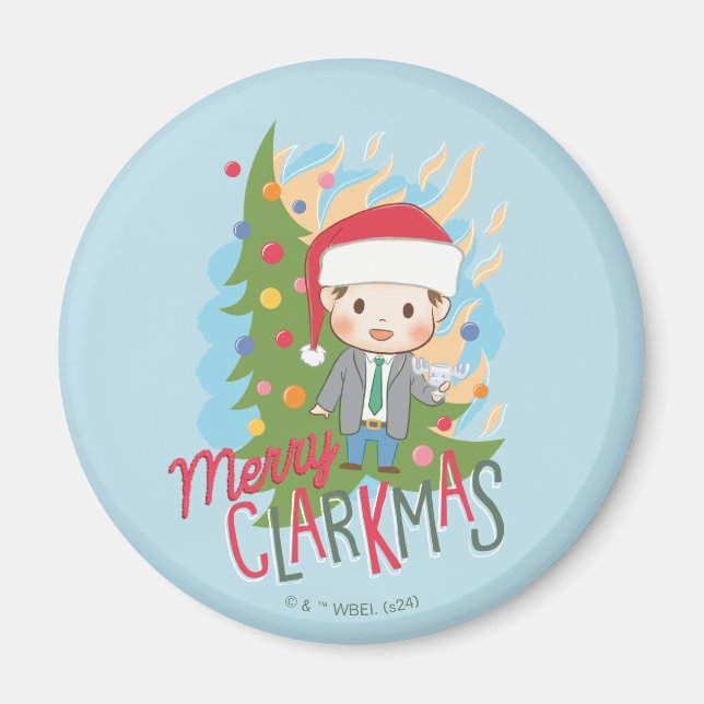 Weihnachtsfeiertag Merry Clarkmas Magnet (Vorne)