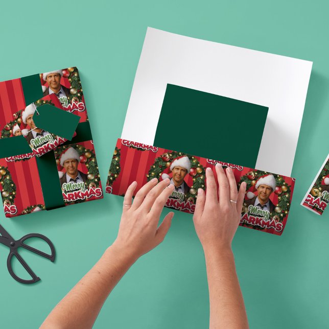 Weihnachtsfeiertag | Merry Clarkmas Muster Geschenkpapier Set (Von Creator hochgeladen)