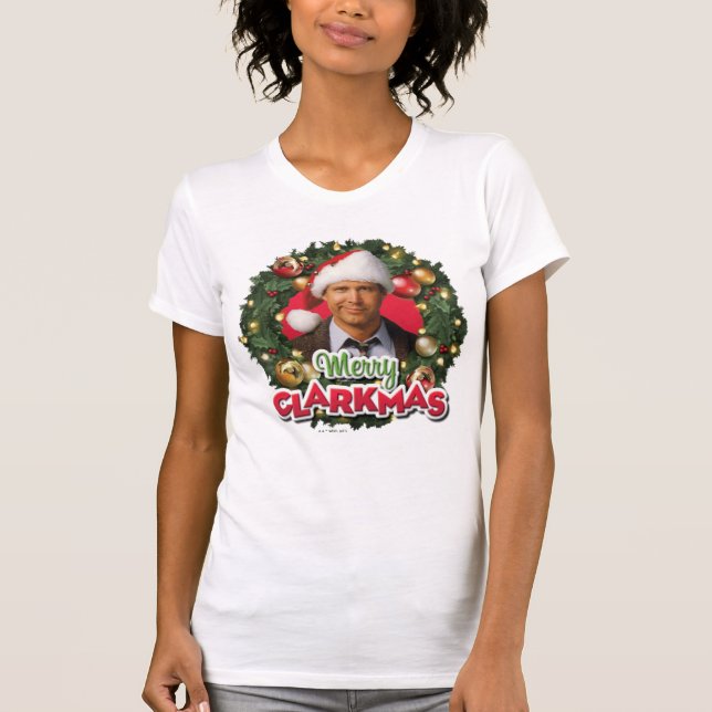Weihnachtsfeiertag | Merry Clarkmas T-Shirt (Vorderseite)
