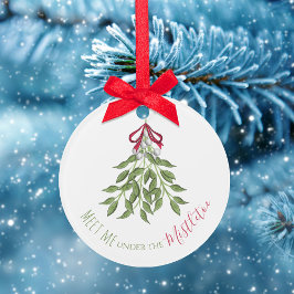 Weihnachtsfeiertag Merry Mistletoe Niedlich Whimsi Ornament
