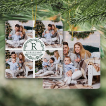 Weihnachtsfeiertag Monogramm 5 Foto