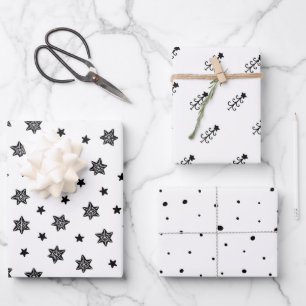 Weihnachtsfeiertag Morden Einfach Minimalistisch Geschenkpapier Set