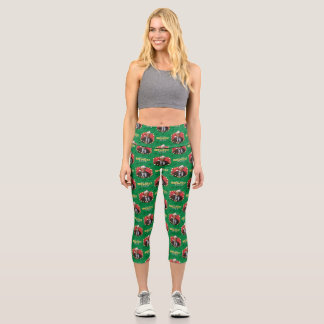 Weihnachtsfeiertag | Nicht das hellste Bulb-Patter Capri Leggings