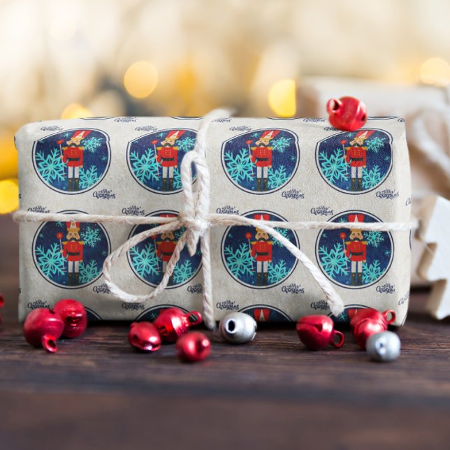 Weihnachtsfeiertag Nutcracker Geschenkpapier (Von Creator hochgeladen)