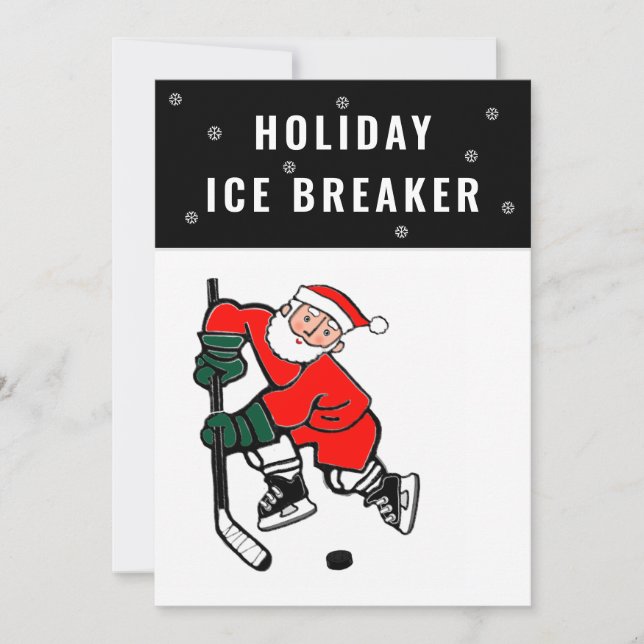 Weihnachtsfeiertag Open House Party Einladung (Vorderseite)