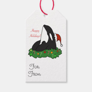 Weihnachtsfeiertag Orca Geschenkartikel Tags Geschenkanhänger