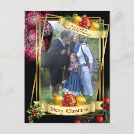 Weihnachtsfeiertag Party Ankündigungspostkarte