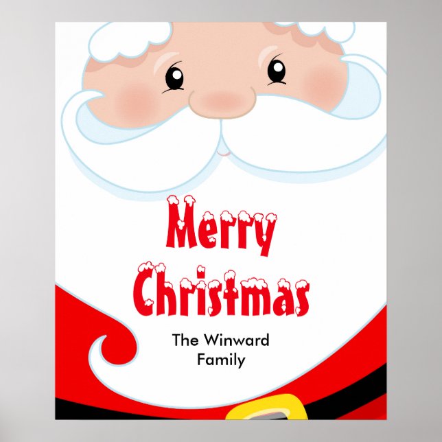 Weihnachtsfeiertag Party unterzeichnen Poster (Vorne)