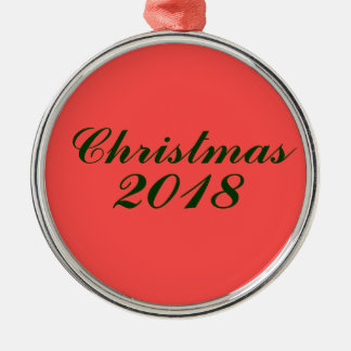 Weihnachtsfeiertag Personalisiertes Ornament Aus Metall