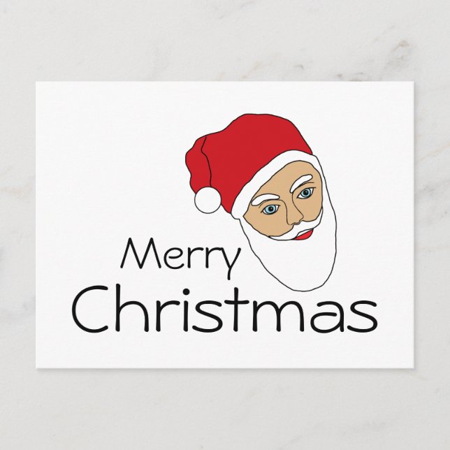 Weihnachtsfeiertag Postkarte (Vorderseite)