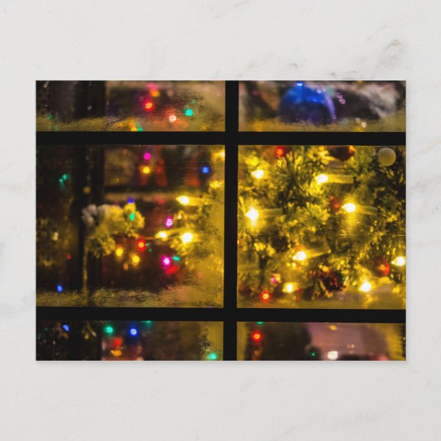 Weihnachtsfeiertag Postkarte (Vorderseite)