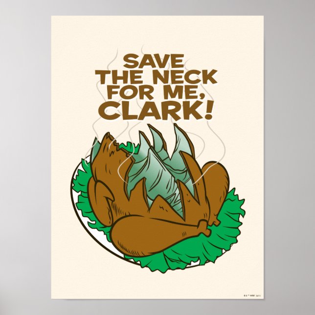 Weihnachtsfeiertag | Rett den Neck für mich, Clark Poster (Vorne)