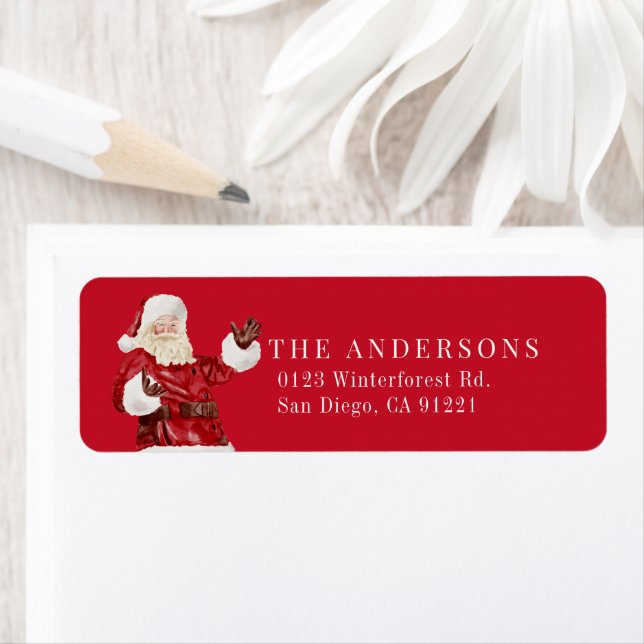 Weihnachtsfeiertag Rote Rücksendeadresse (Insitu)