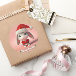 Weihnachtsfeiertag Runder Aufkleber