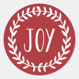 Weihnachtsfeiertag Runder Aufkleber