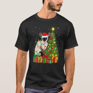 Weihnachtsfeiertag Santa Balinesenkatze Weihnachts T-Shirt