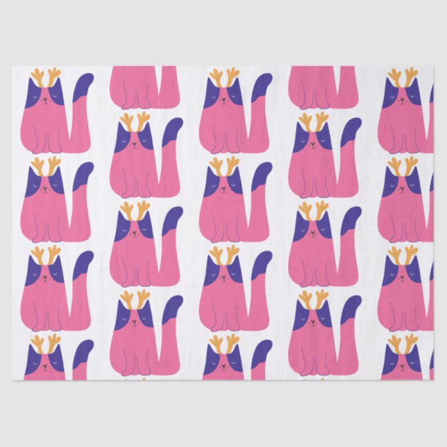 Weihnachtsfeiertag Seidenpapier (Vorderseite)