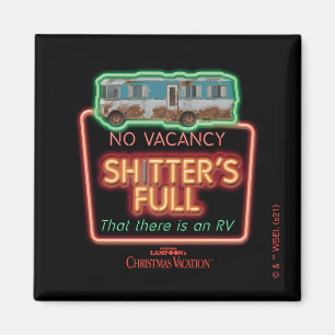 Weihnachtsfeiertag   Sh*tters Neon-Zeichen Magnet