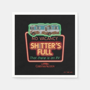 Weihnachtsfeiertag Sh*tters Neon-Zeichen Serviette