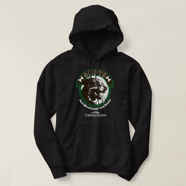Weihnachtsfeiertag Snots Mississippi Leg Hound Lon Hoodie (Design vorne)