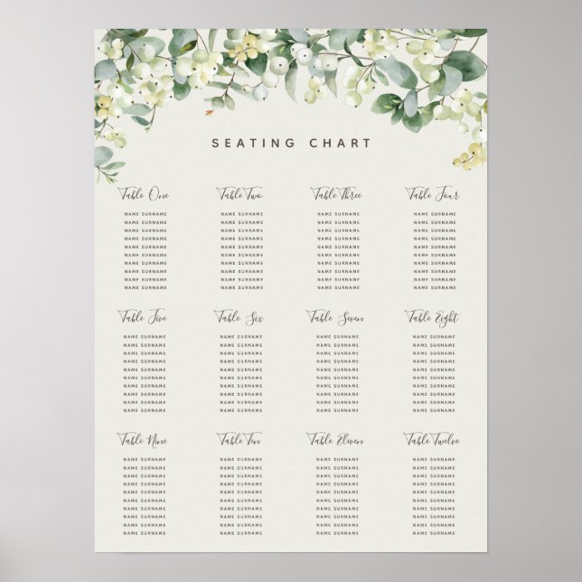 Weihnachtsfeiertag Snowberge Seekarte Poster (Vorne)