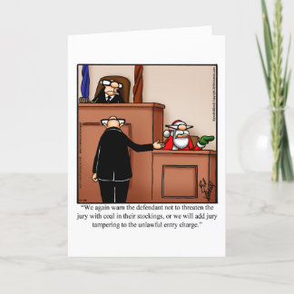 Weihnachtsfeiertag Spaß Grußkarte Feiertagskarte